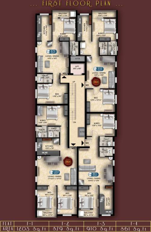 Images for Cluster Plan of Bhaveshwar MS Arcade