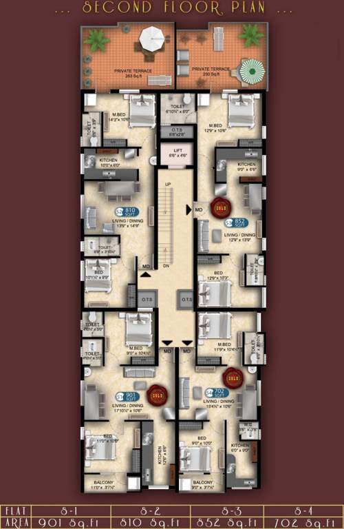 Images for Cluster Plan of Bhaveshwar MS Arcade