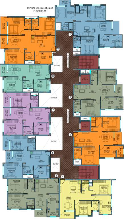 Images for Cluster Plan of Bhoomi Groups Dhruva Residency