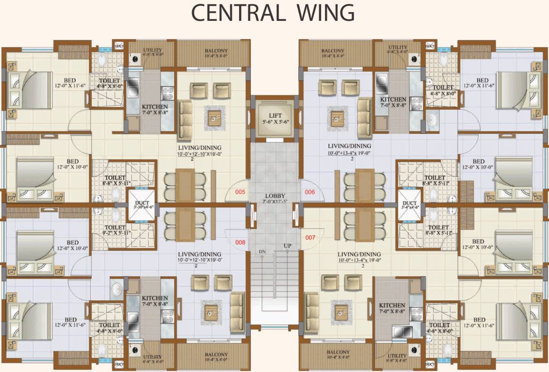 Images for Cluster Plan of Gurupriya Carnation