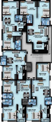 Images for Cluster Plan of Bhaveshwar Zako