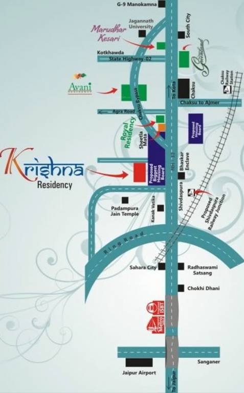 Images for Location Plan of Real Krishna Residency