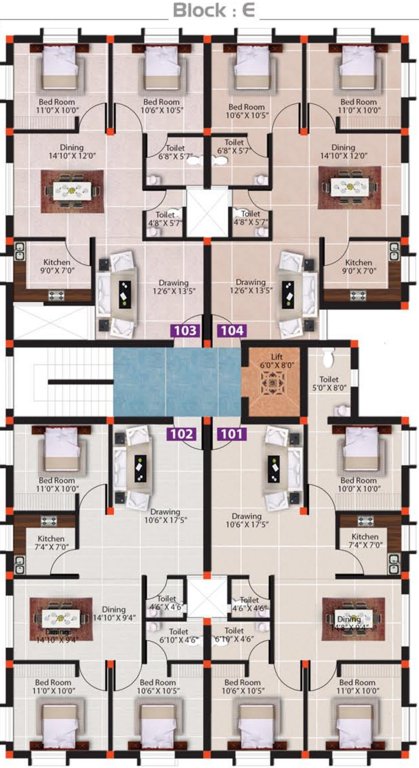 residency Block C Cluster Plan