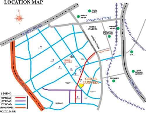 Images for Location Plan of Cedar Luxuria luxuria Images for Location Plan of Cedar Luxuria