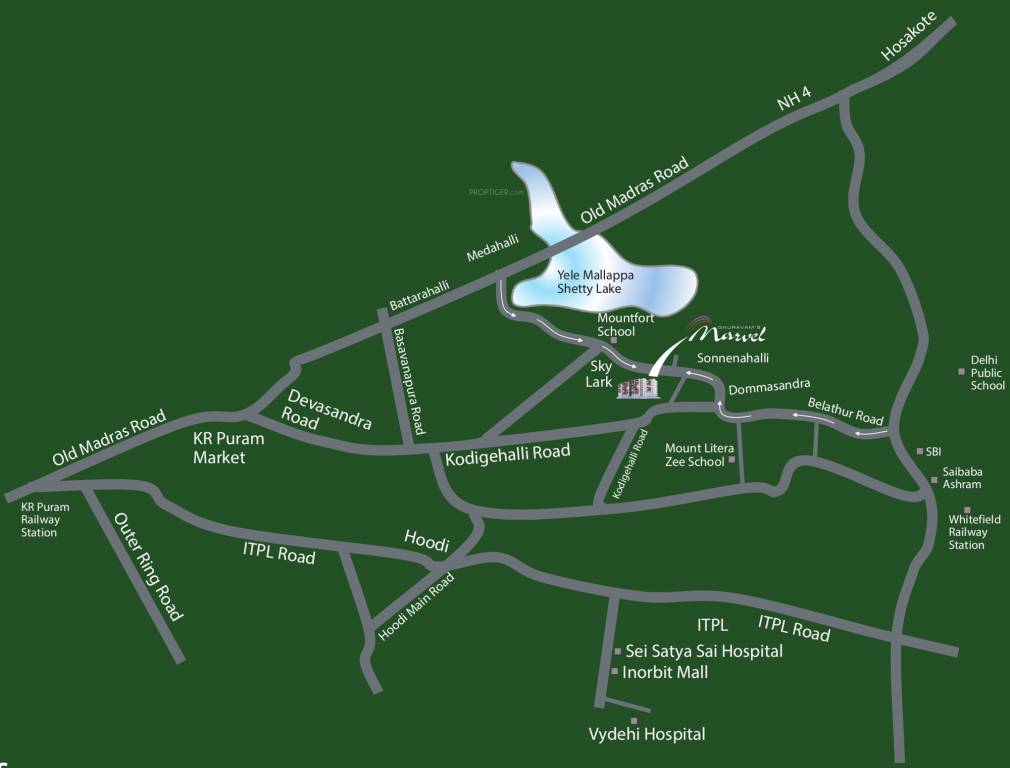  marvel Images for Location Plan of Gauravam Marvel