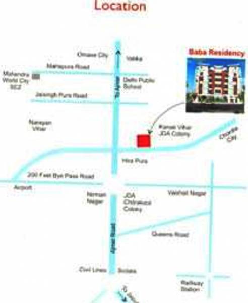 Images for Location Plan of Shri Ram Constructions Baba Residency