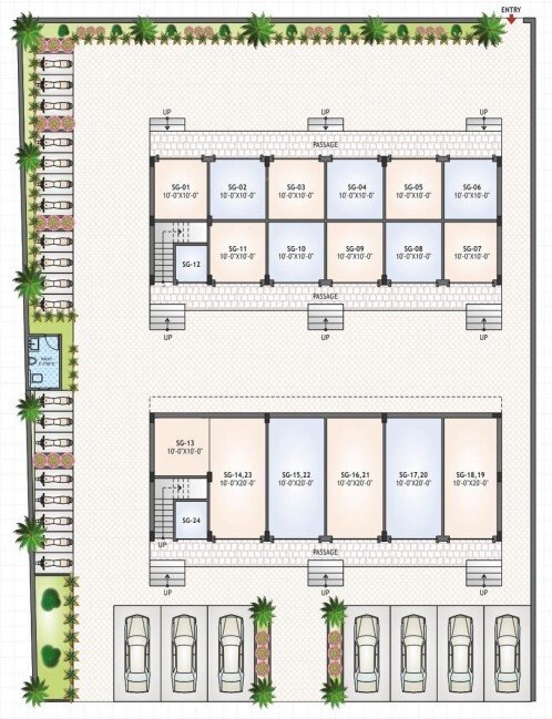  kunj villas Layout Plan