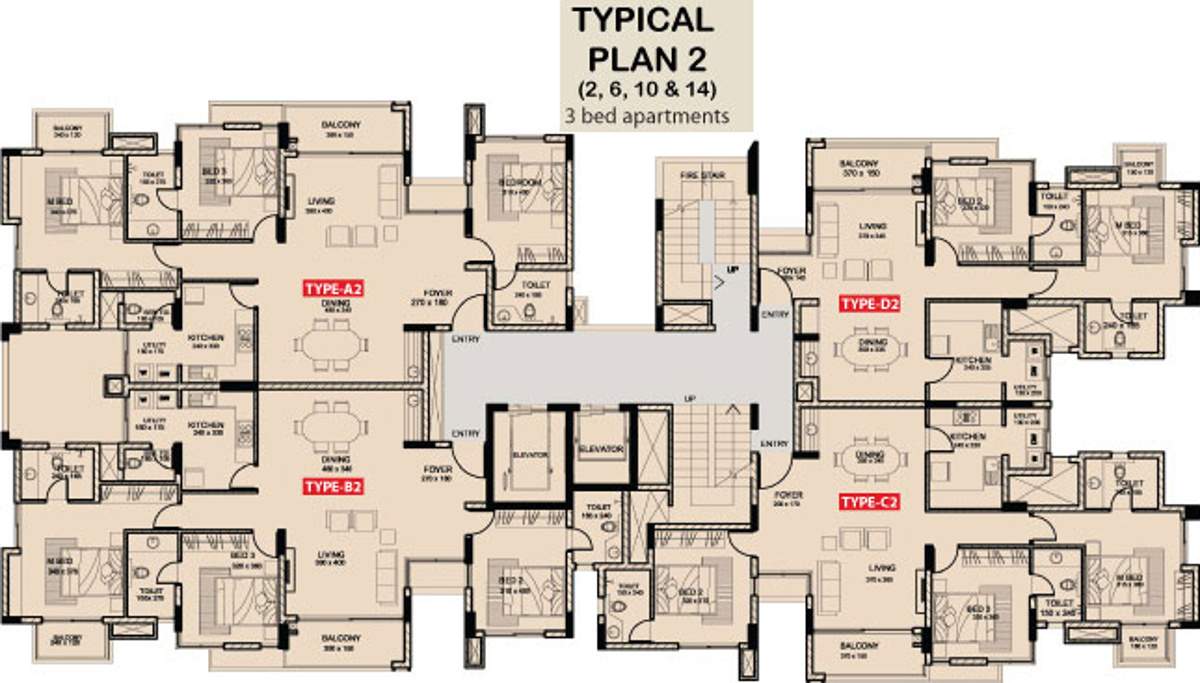 Images for Cluster Plan of Skyline Campus Heights