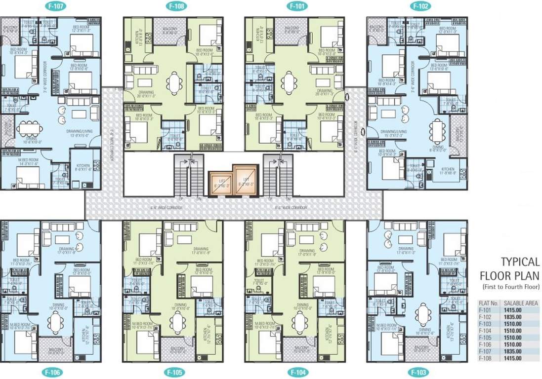  residency Images for Cluster Plan of Krishna Alankar Residency