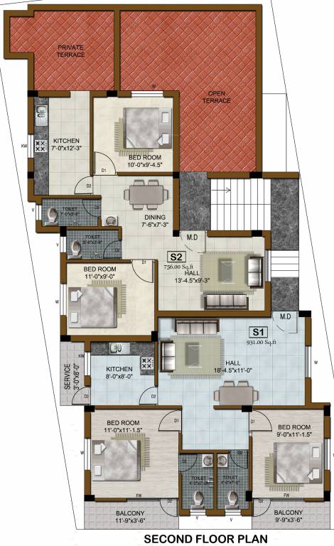 Images for Cluster Plan of Patson Terrain