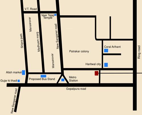 Images for Location Plan of Arihant Dynasty dynasty Images for Location Plan of Arihant Dynasty