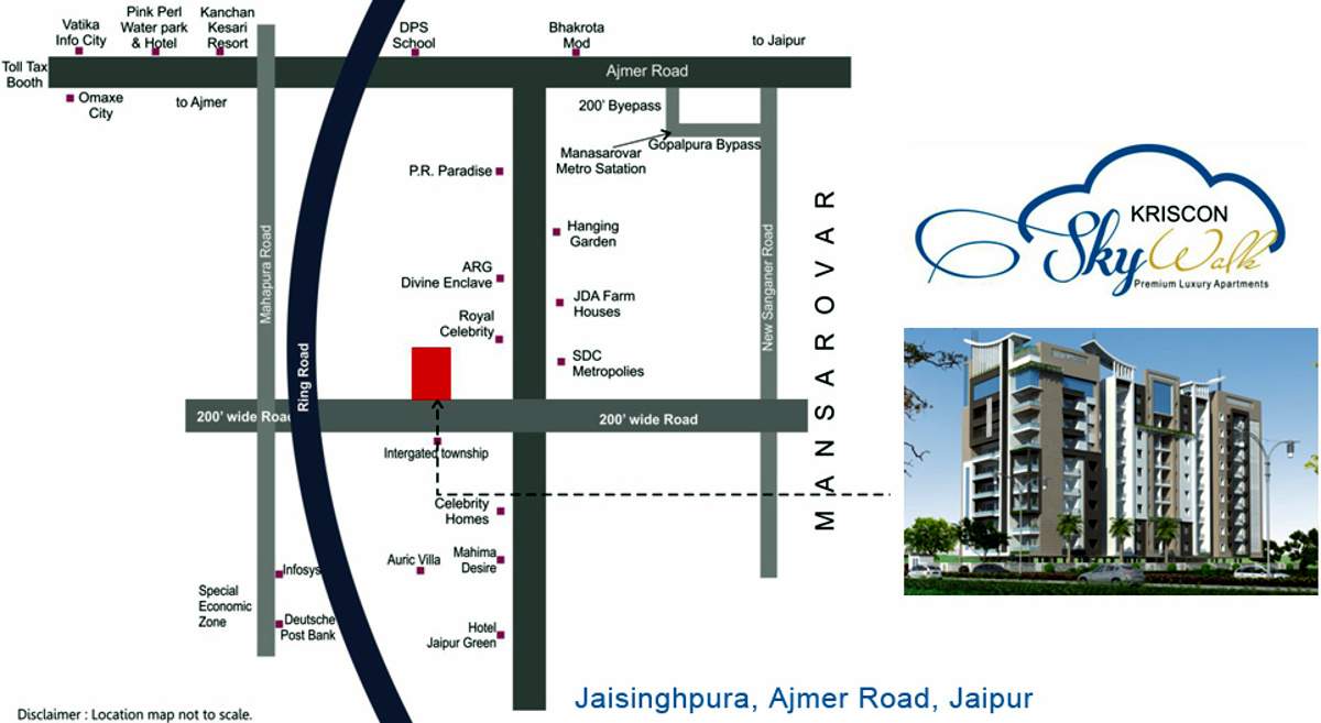  skywalk Images for Location Plan of Kriscon Skywalk