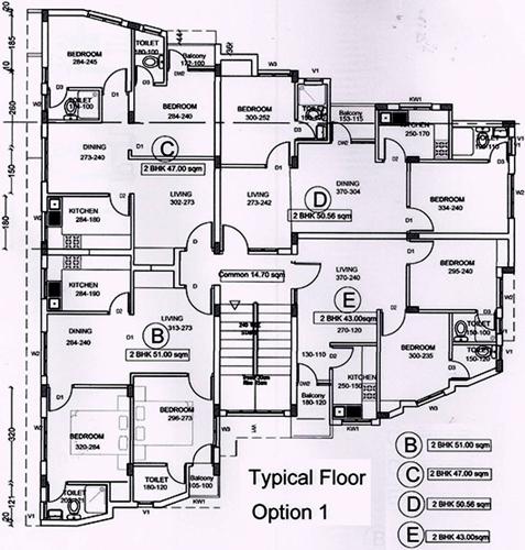 Mermaid Apartment Cluster Plan 1st & 2nd Floor mys-builders mermaid-apartment Mermaid Apartment Cluster Plan 1st & 2nd Floor