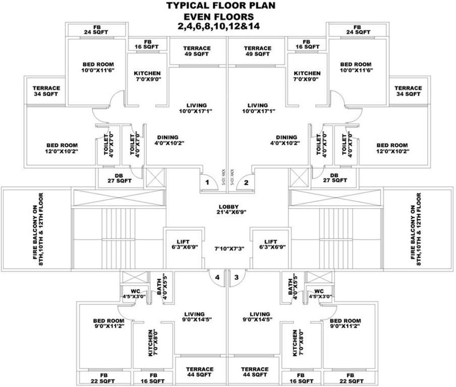 Images for Cluster Plan of Lakhani Prestige