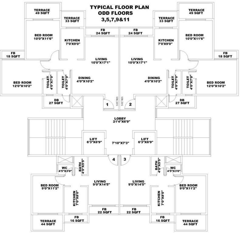 Images for Cluster Plan of Lakhani Prestige
