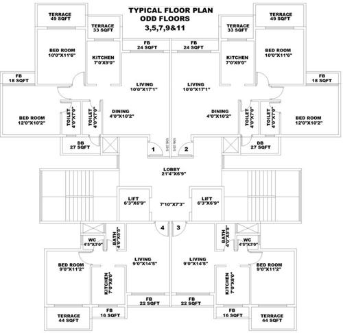 Images for Cluster Plan of Lakhani Prestige Images for Cluster Plan of Lakhani Prestige