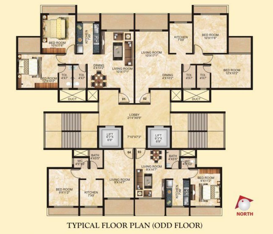 prestige Prestige Cluster Plan