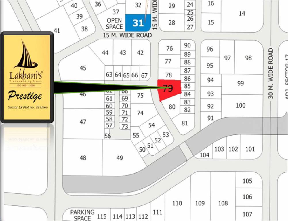 Images for Location Plan of Lakhani Prestige