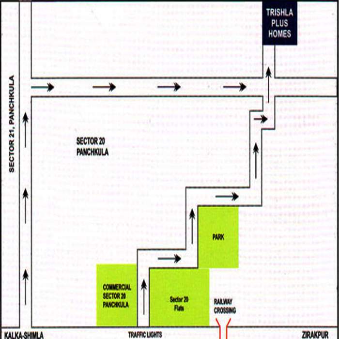 plus homes Images for Location Plan of Trishla Plus Homes
