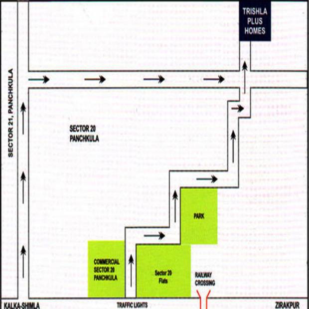  plus-homes Images for Location Plan of Trishla Plus Homes