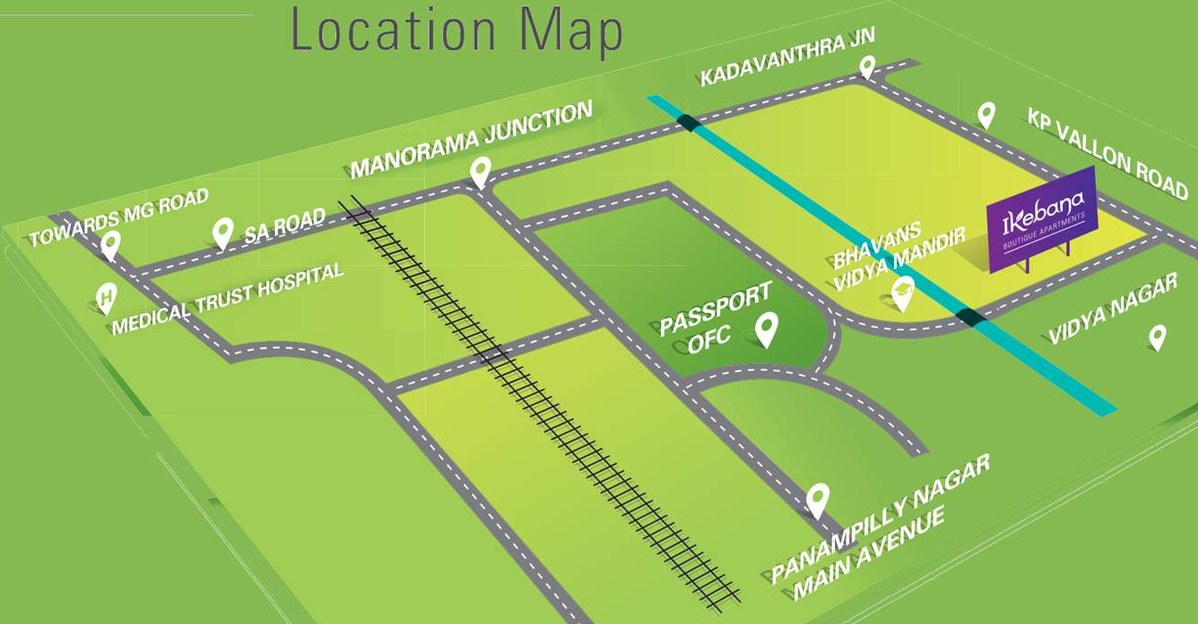 ikebana Images for Location Plan of ABAD Ikebana