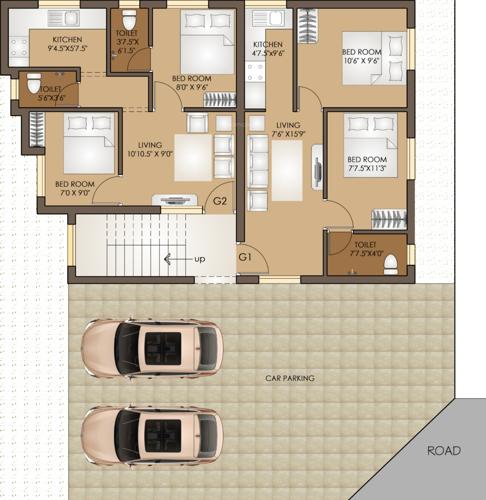 Images for Cluster Plan of Annai Pearl II Residency Images for Cluster Plan of Annai Pearl II Residency
