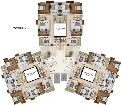  residences Images for Cluster Plan of Amaya Amaya Residences
