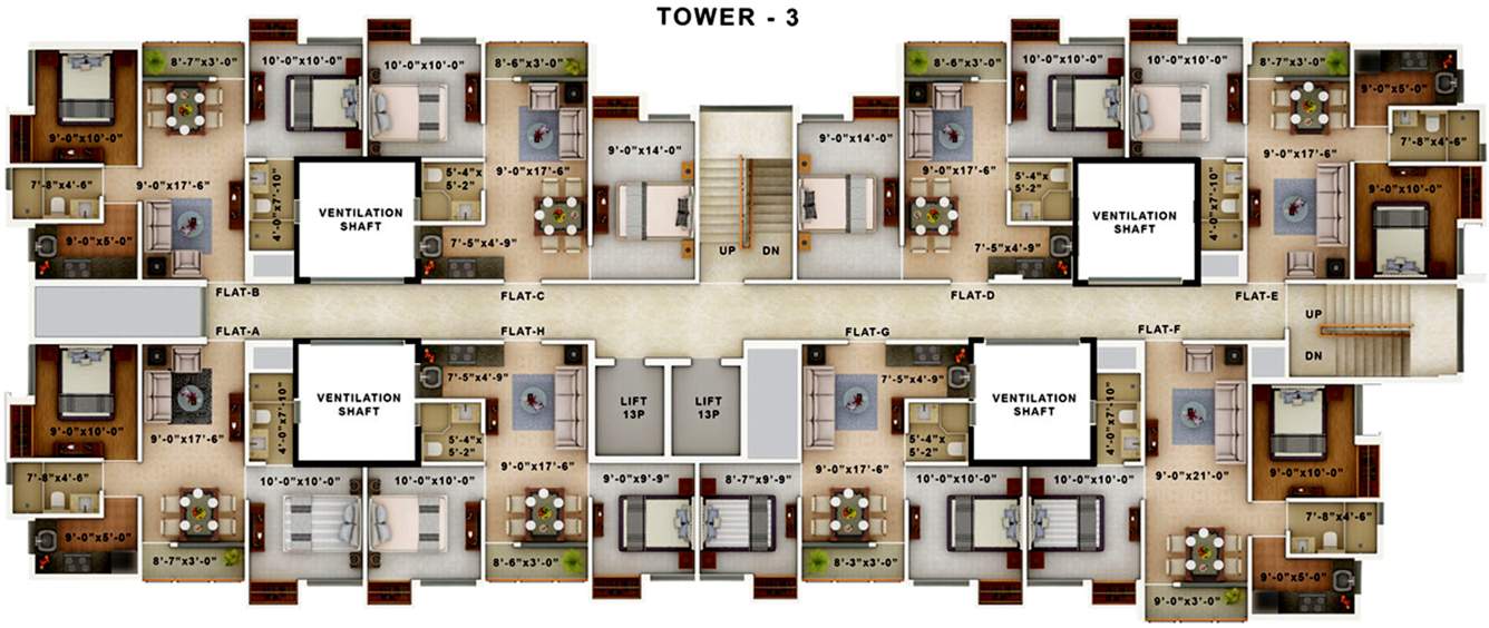  residences Images for Cluster Plan of Amaya Amaya Residences