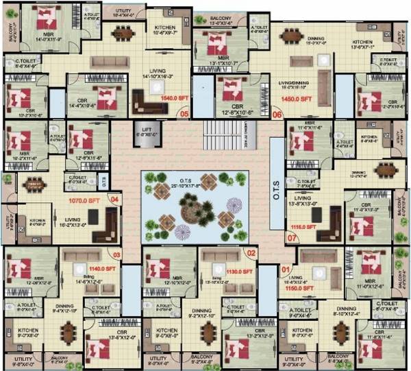 Images for Cluster Plan of Sanjeevini Projects Desai