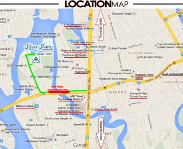 Images for Location Plan of AMV Silver Shores Villas