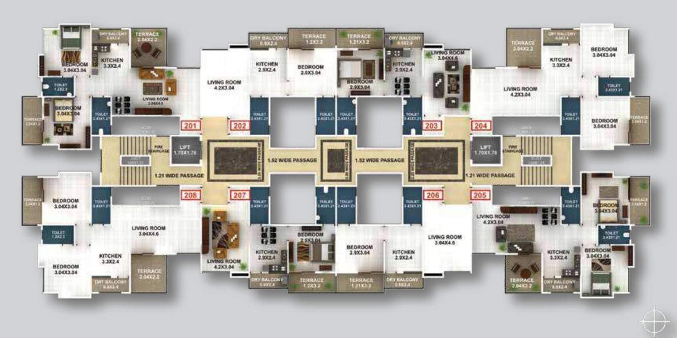  callisto Building B Cluster Plan