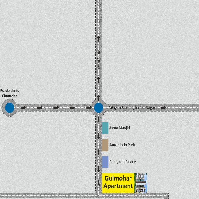 Images for Location Plan of Gulmohar Infradevelopers Gulmohar Apartment