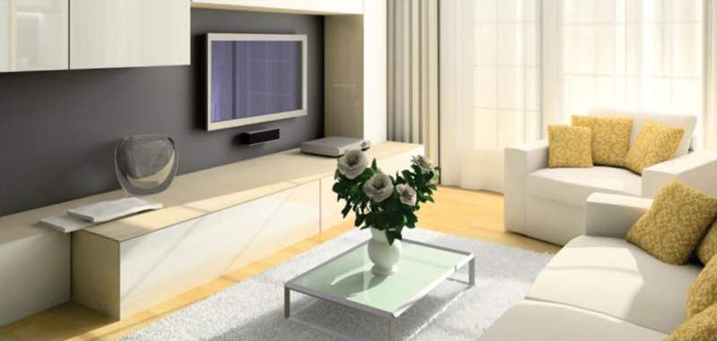 crystal apartments Living Area