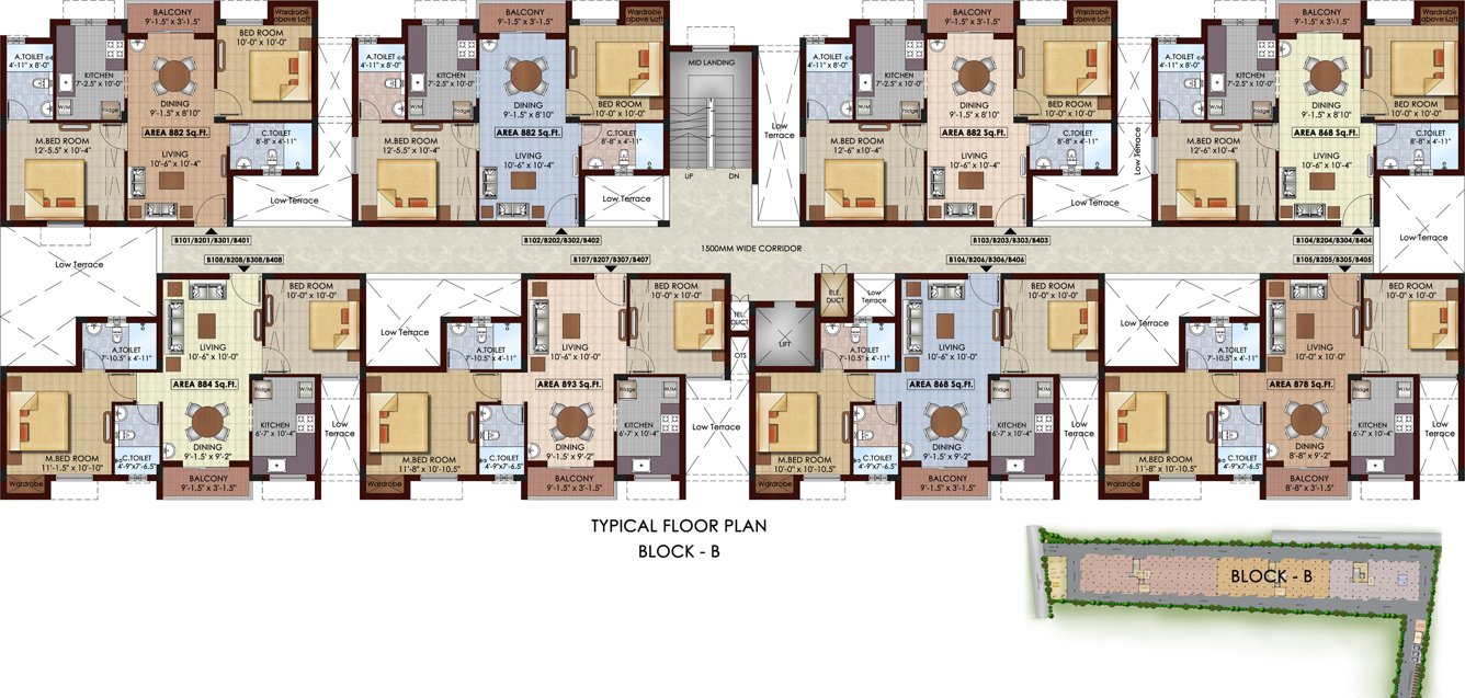 1750 sqft 3 bhk Apartment Man Developments Royal Amar Greens Other