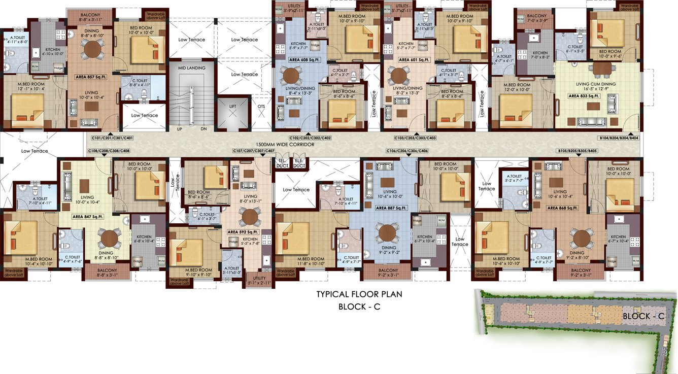 1750 sqft 3 bhk Apartment Man Developments Royal Amar Greens Other