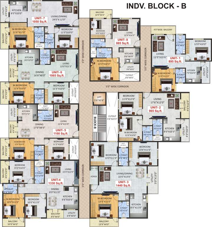 luxuria Images for Cluster Plan of SV Luxuria