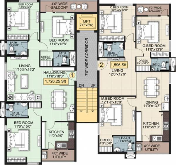 Images for Cluster Plan of Shanta Panjagutta
