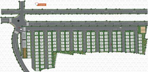  pranav-gems Images for Layout Plan of Praneeth Pranav Gems