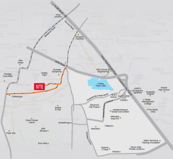 Images for Location Plan of Manya Magna Ville