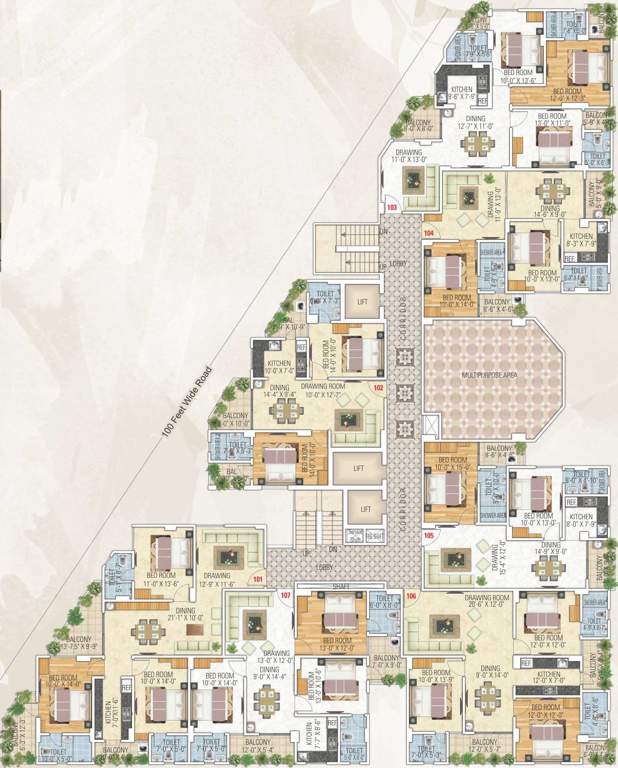  royal tatvam Images for Cluster Plan of Kotecha Royal Tatvam