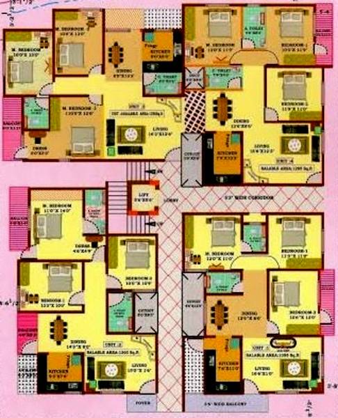  paramount Images for Cluster Plan of Kishore Paramount