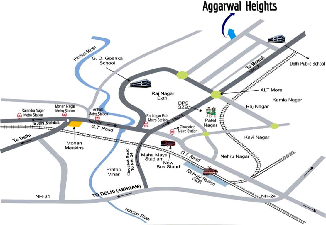 Images for Location Plan of Bankey Aggarwal Heights