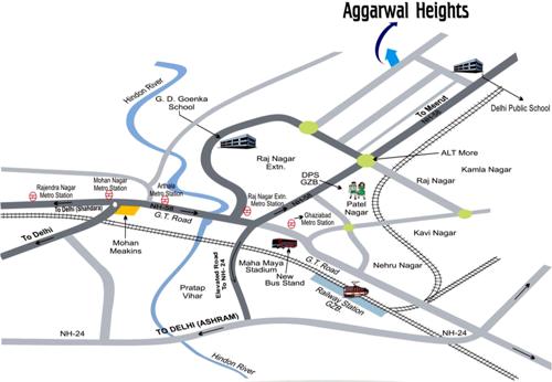 Images for Location Plan of Bankey Aggarwal Heights Images for Location Plan of Bankey Aggarwal Heights