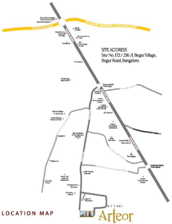  arteor Images for Location Plan of Mythri Arteor