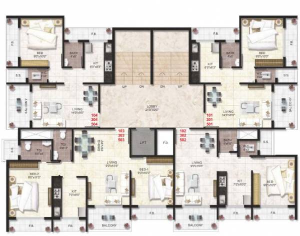  garden Garden Cluster Plan