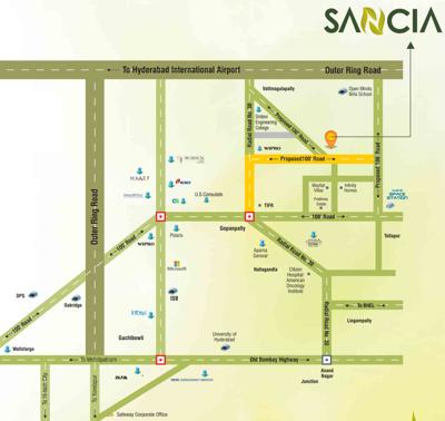  sancia Images for Location Plan of Radhey Sancia