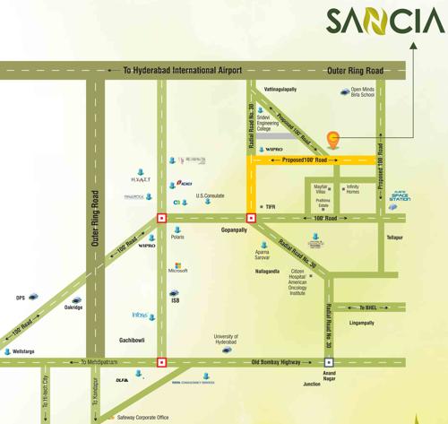  sancia Images for Location Plan of Radhey Sancia