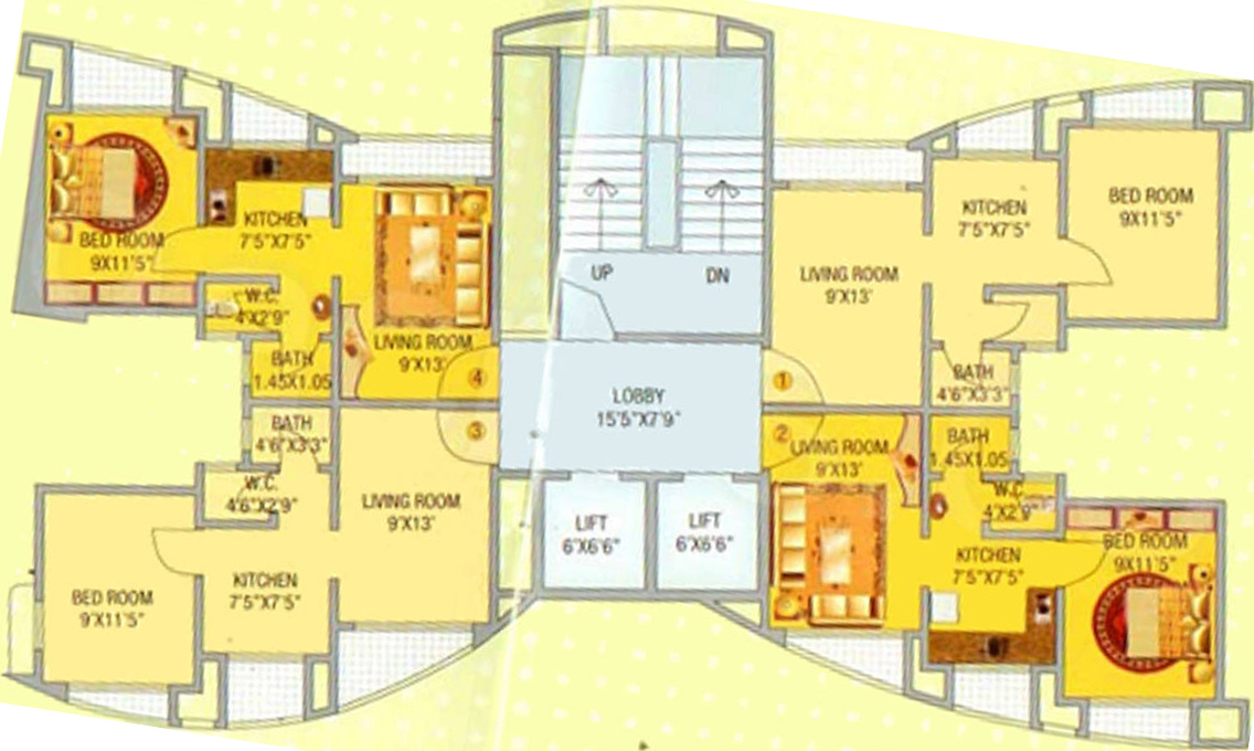  bhakti heights Cluster Plan