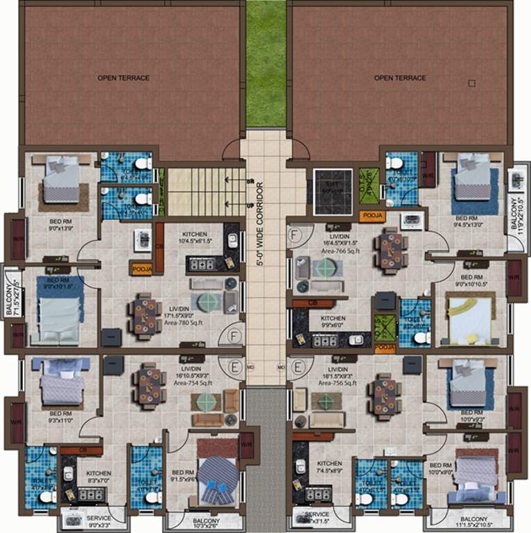  august Images for Cluster Plan of Vijay Raja August