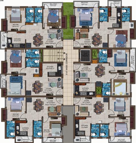  august Images for Cluster Plan of Vijay Raja August